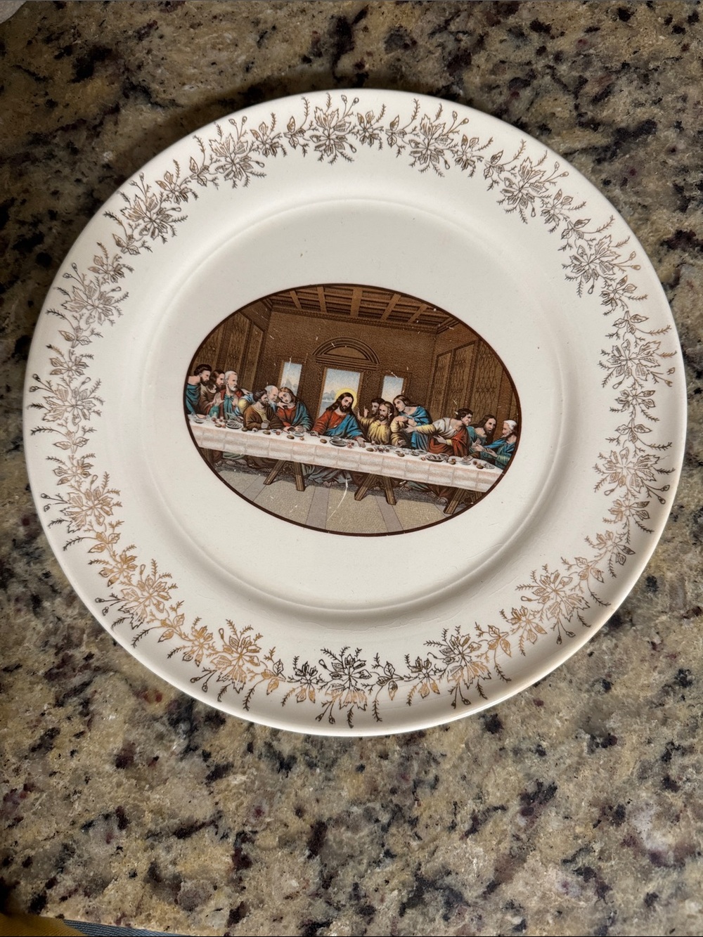 Decorative Last Supper Dinner Plate